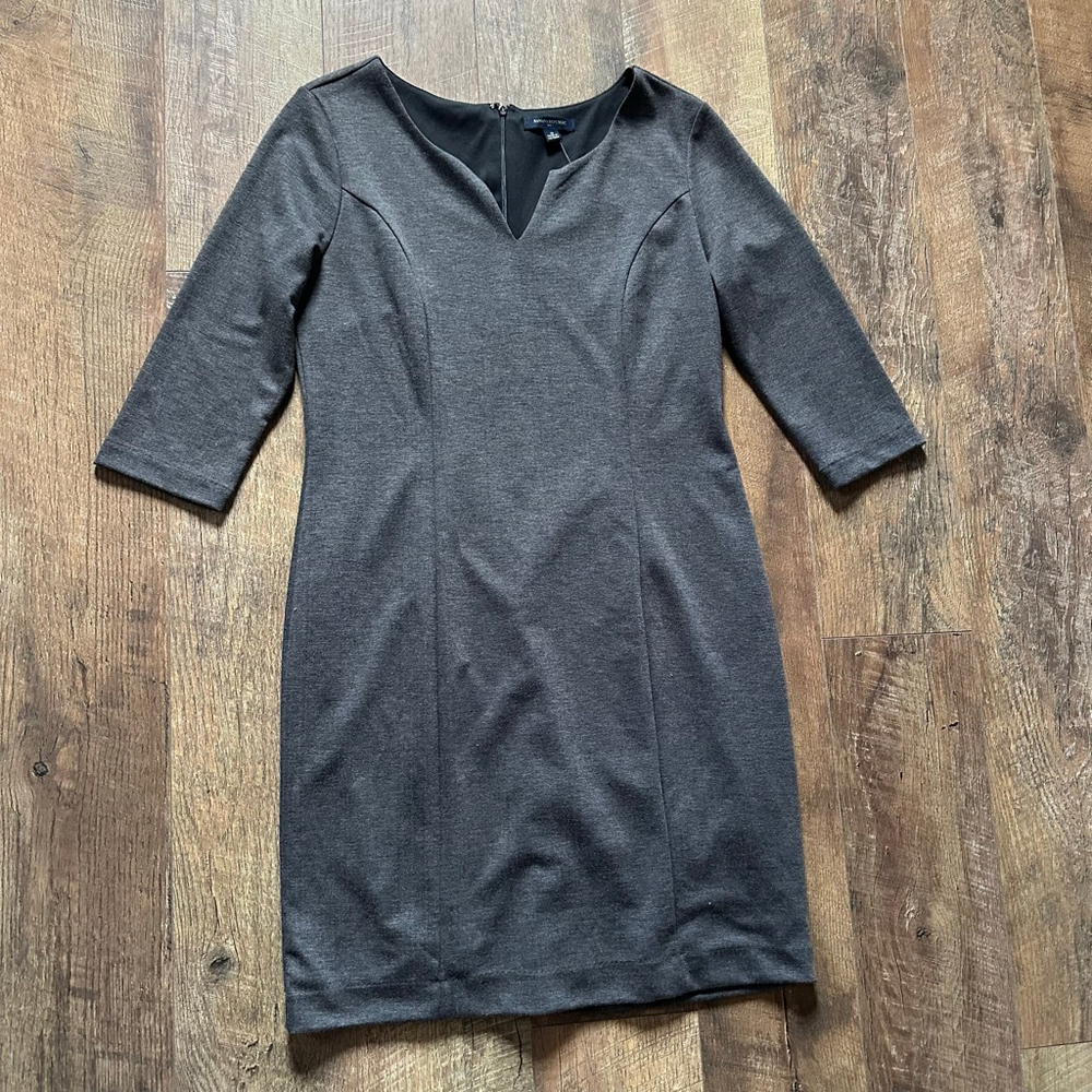 Women's Banana Republic Gray Long Sleeve Dress Size 10